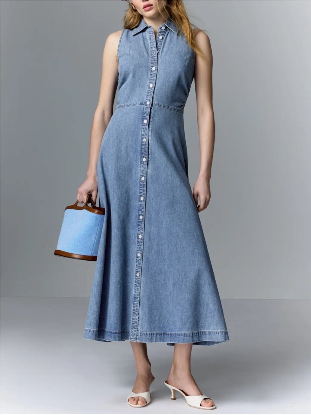 Veronica Beard Fuller Denim Dress 2